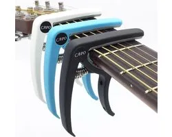 Gitaar Capo - Akoestisch - Klassiek - Elektrisch - Deluxe Capo - Zwart