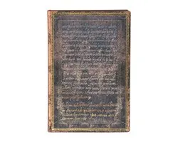Embellished Manuscripts Collection- Michelangelo, Handwriting (Embellished Manuscripts Collection) Mini Lined Softcover Flexi Journal (Elastic Band Closure)