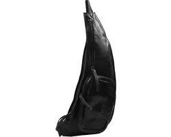 Bear Design Han Crossbodytas Kleine Leer - Zwart