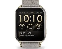 Garmin Venu X1 - GPS-smartwatch - 2-inch AMOLED-scherm - Goudkleurig/French Grey