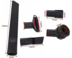Pack of 6 vacuum cleaner attachments, vacuum cleaner attachment with a diameter of 32 mm and 35 mm, vacuum cleaner - ShopVlot