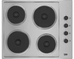 Beko HIGE64100X - inbouw elektrische kookplaat