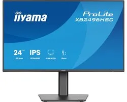 iiyama ProLite XB2496HSC-B1 - 24 inch - Full HD - IPS - USB-Hub (2x) - Verstelbaar - USB-C (65 watt)