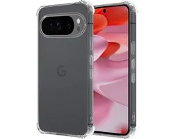 Hoesje - Geschikt voor Google Pixel 10 Pro XL - Sterk & Shockproof - Siliconen Case - Back Cover - Telefoon Hoes Shock Proof - Transparant