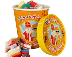 Snoeppot - Sint - Sinterklaas - Candy Bucket - Strooimix - Cadeauverpakking