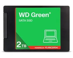 Sandisk WD Green Serie - Interne SSD - 2TB - 6 Gb/s SATA - 2.5 inch