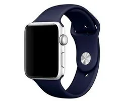 Mercury - Siliconen Band - Apple Watch 38 mm - Niebieski - Comfortabel