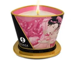 Shunga - Massagekaars Afrodisiac & Rozen