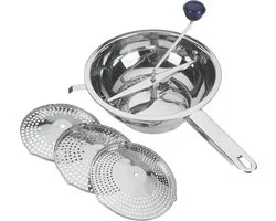 Metaltex Passage Tamis - RVS - 24 cm - Avec 3 inserts