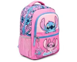 Sac à dos Disney Stitch & Angel Filles – Sac à dos scolaire – Rose