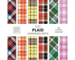 Cute Plaid Scrapbook Paper