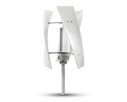 Windturbine – Windgenerator – Windmolen – Duurzame Energie – 3000W Vermogen – Aluminium Behuizing – Wit – 24V – Met Inverter Systeem