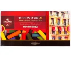KOH-I-NOOR Toison D'or Artist's half soft pastels set 24