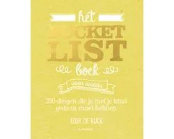 Bucketlist - Het Bucketlist Boek voor ouders