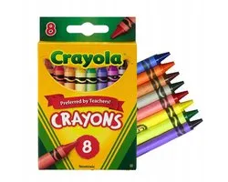 Crayola Waskrijtjes voor kinderen - 8 levendige kleuren, niet-giftig