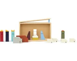 Ikonic Toys - Crèche en bois - Floris Hovers