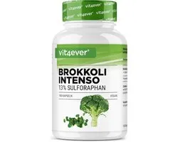 Extrait de Brocoli - 180 Capsules - 1300 mg par Dose Quotidienne - 13% de Sulforaphane - Germes de Brocoli - Fortement Dosé - Végétal - Sans Additifs Inutiles
