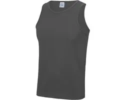 Just Cool Cool Vest JC007 - Charcoal (Solid) - M