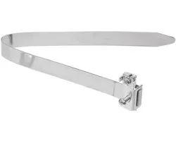 Pawbol - Aardingsband - RVS - 135 mm