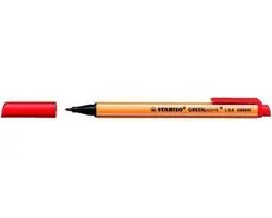 STABILO GREENpoint - Hardtip Fineliner - Large 0,8 mm - Rood - Per stuk