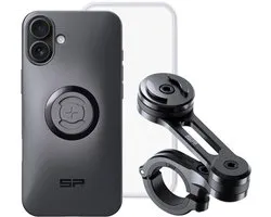 SP-Connect Moto Bundle - Compatible avec iPhone 16 Plus - Support moto complet résistant aux intempéries composé d'un support Moto Mount Pro, d'un étui pour téléphone et d'une protection contre les intempéries