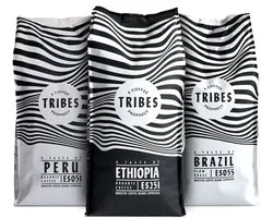 Tribes Coffee - koffiebonen proefpakket - 3kg koffie - Peru & Ethiopia & Brazil