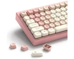 Dye Sublimation PBT Keycap Set - 143 Keys for Cherry MX Mechanical Keyboards