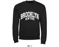 Sweatshirt 2-213 Brooklyn New York - Zwart, xS