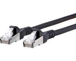 BTR NETCOM - Cat6A netwerkkabel - Zwart - 2 meter