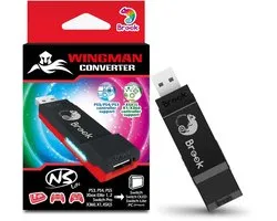 Brook Wingman NS Lite Multi-Console Controllers naar Switch/PC Converter