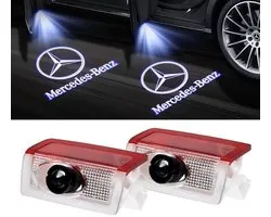 Mercedes-Benz - LED Deurverlichting Logo - 2 Stuks - Luxe Instapverlichting - Plug & Play - Geschikt voor Meerdere Modellen