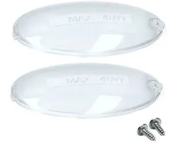 Verre 100x54mm éclairage 2 pièces éclairage hotte en verre - Alternatief adaptée pour Aeg Electrolux Zanussi
