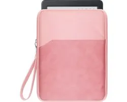 Housse pour liseuse Premium Rose - Imperméable, résistante aux chocs et aux rayures - Avec doublure en polaire douce - Convient aux liseuses Kobo / PocketBook / Boox / Amazon jusqu'à 6 pouces