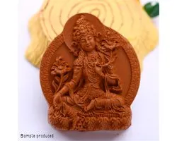 Koperen Buddha Vorm voor Tsa Tsa Figuren - Shakyamuni