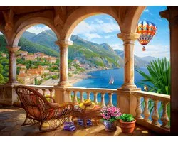 Castorland puzzel Montenegro Meditation - 2000 stukjes legpuzzel.