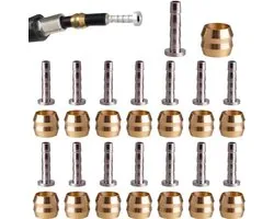 Insert 15 Set - Olive Connector - Barb - Hydraulic Disc Brake Hose Componenti - Spare Part - Olive Bits - Hydraulic Disc Connectors