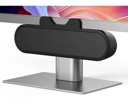 Mini haut-parleur portable, barre de son, 199*66*31 mm, 10 watts, interface USB, compatible avec les ordinateurs portables, noir.