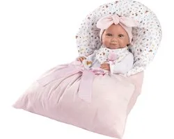 Llorens poupée corps entier fille Tina avec gigoteuse 40 cm