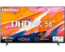 Hisense 58A6K - 58 inch - 4K LED Smart TV - Game Mode Plus - Airplay2