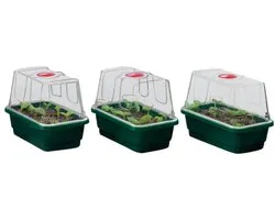 Garland Mini High Dome Propagator (Lot De 3) 17X10X12.5CM