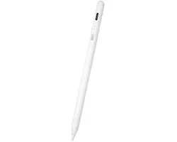 Stylet - Alternatief à Apple Pencil - Compatible avec l' iPad - Stylet avec recharge magnétique et USB-C - Détection des mains - Wit