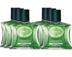 Brut for Men | Aftershave lotion 100 ml - Voordeelverpakking 6 stuks