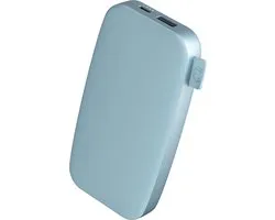 Fresh ‘n Rebel Powerbank 12000 mAh - Snellader (20W PD) - Powerbank iPhone en Samsung - USB-C en USB-A - Dusky Blue