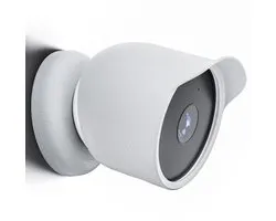 2 stucks Geschikt voor Google Nest Camera Cases buitengebruik,, volledig waterdicht en krasbestendig - Wit