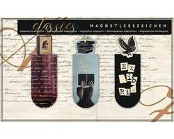Magnetische Boekenlegger - Set van 3 - Classics - Boekenlegger
