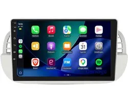 Autoradio CarPlay compatible Fiat 500 | 2007 à 2015 | Android 13 | Apple CarPlay & Android Auto sans fil | 2 Go + 32 Go | Denago DNG-A408 | Modèle 2025 | 2007 2008 2009 2010 2011 2012 2013 2014 2015 | Bluetooth & Wifi