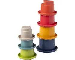 Tolo Bio Jouets Gobelets Empilables Arc-en-ciel 7 pièces