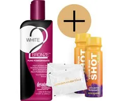 Devoted Creations - W2B Pomegranate + 2 Your Sun Shots + 2 Verfrissingsdoekjes
