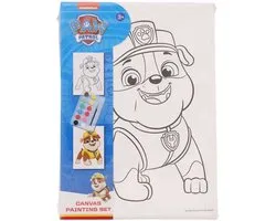 Paw Patrol schilderset - Rubbel - Canvas - 18 x 25 cm - Vanaf 3 jaar - Knutselen