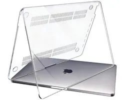 Casemania Coque adaptée pour MacBook Air 15 pouces - Transparent - Housse rigide pour ordinateur portable adaptée pour Apple MacBook Air M5/M4/M3/M2 A2941, A3114, A3241, A3448 avec fentes de ventilation